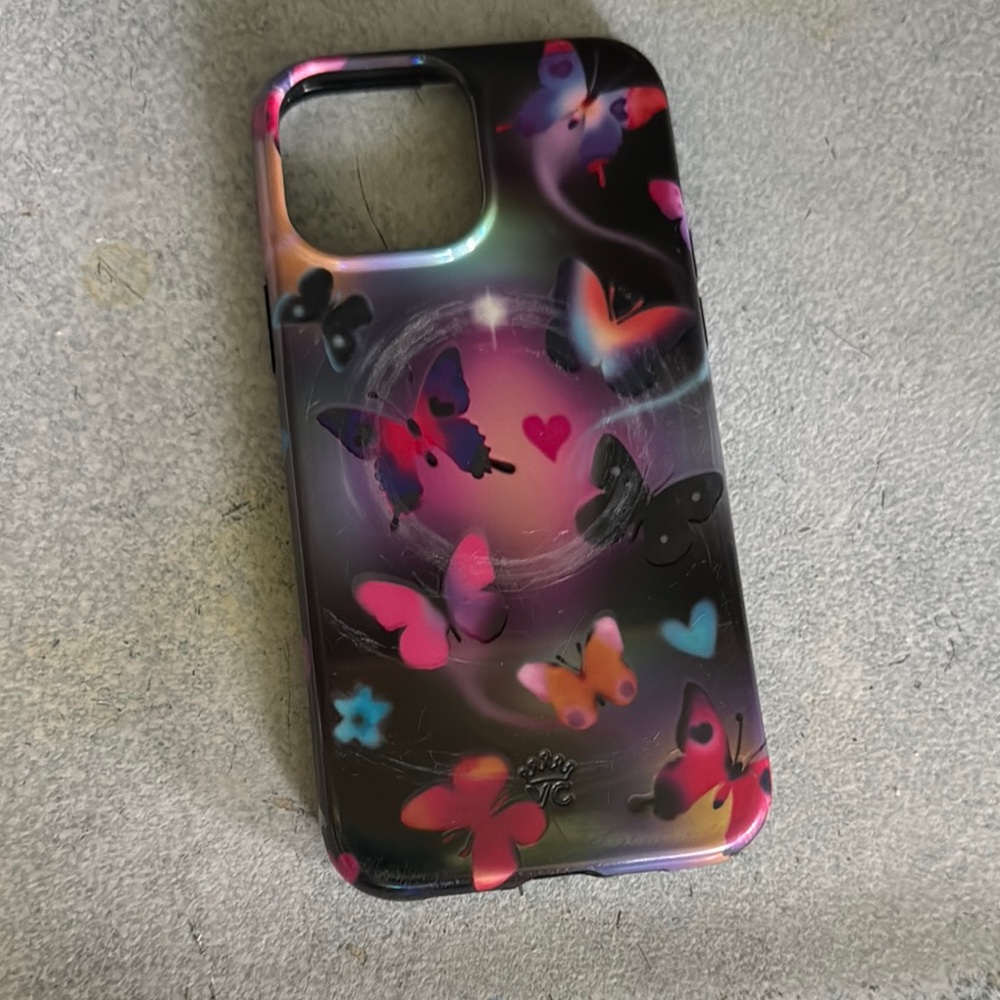 Velvet Caviar Aurora Butterfly Phone Case - Pink and Black